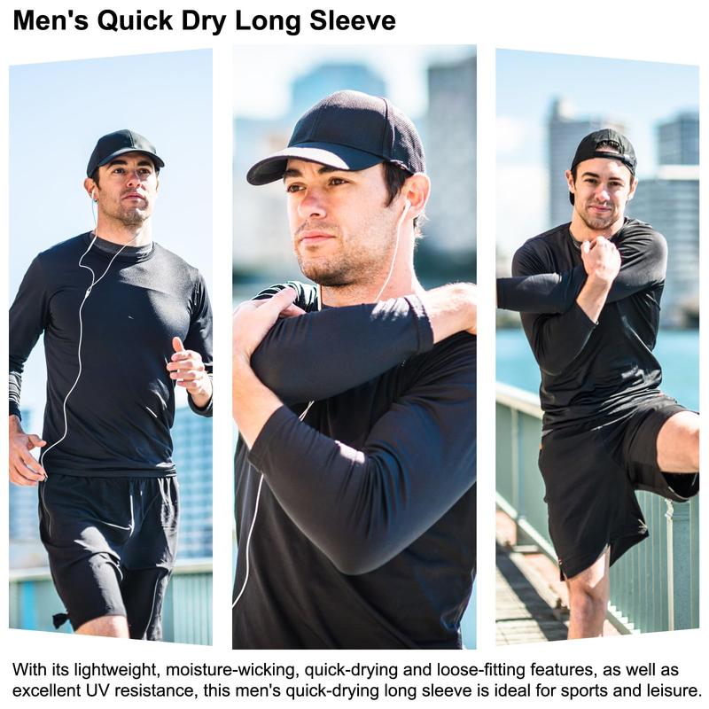 5 PIECES Long Sleeve Shirts for Men Moisture Wicking Mens Tee Shirts Workout T Shirt for Running workout tops gym outfits 5 PIECES Long Sleeve Shirts for Men Moisture Wicking Mens Tee Shirts Workout T Shirt for Running workout tops gym outfits