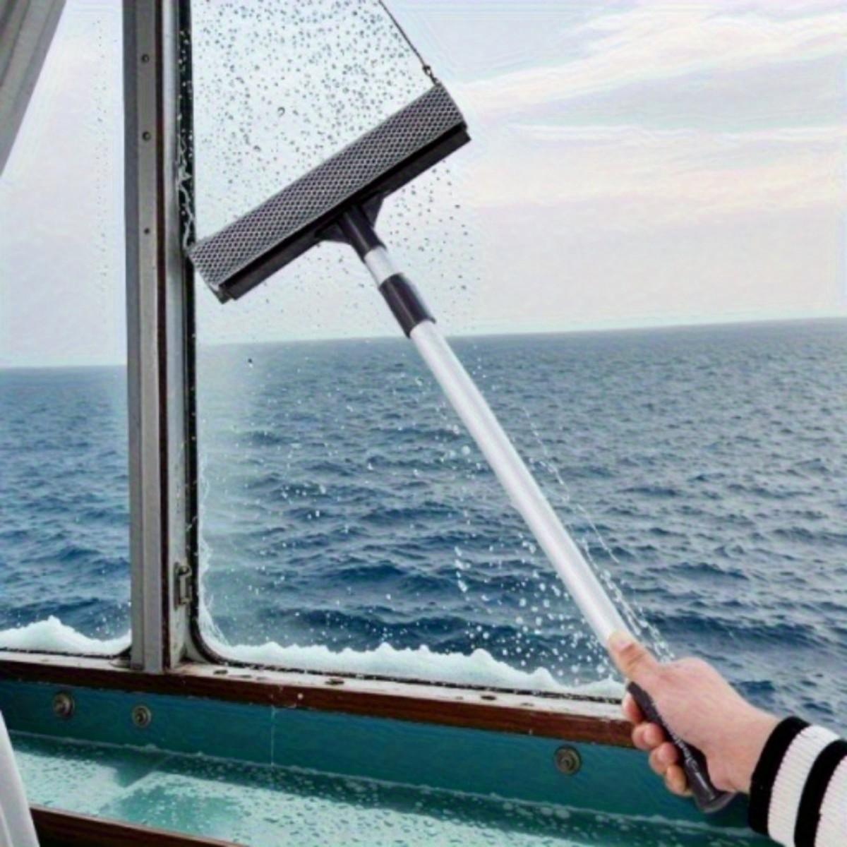 Adjustable Extendable Dual-Sided Window Brush, Efficient Glass & Frame Cleaner Tool, Multifunctional Window Cleaning Brush