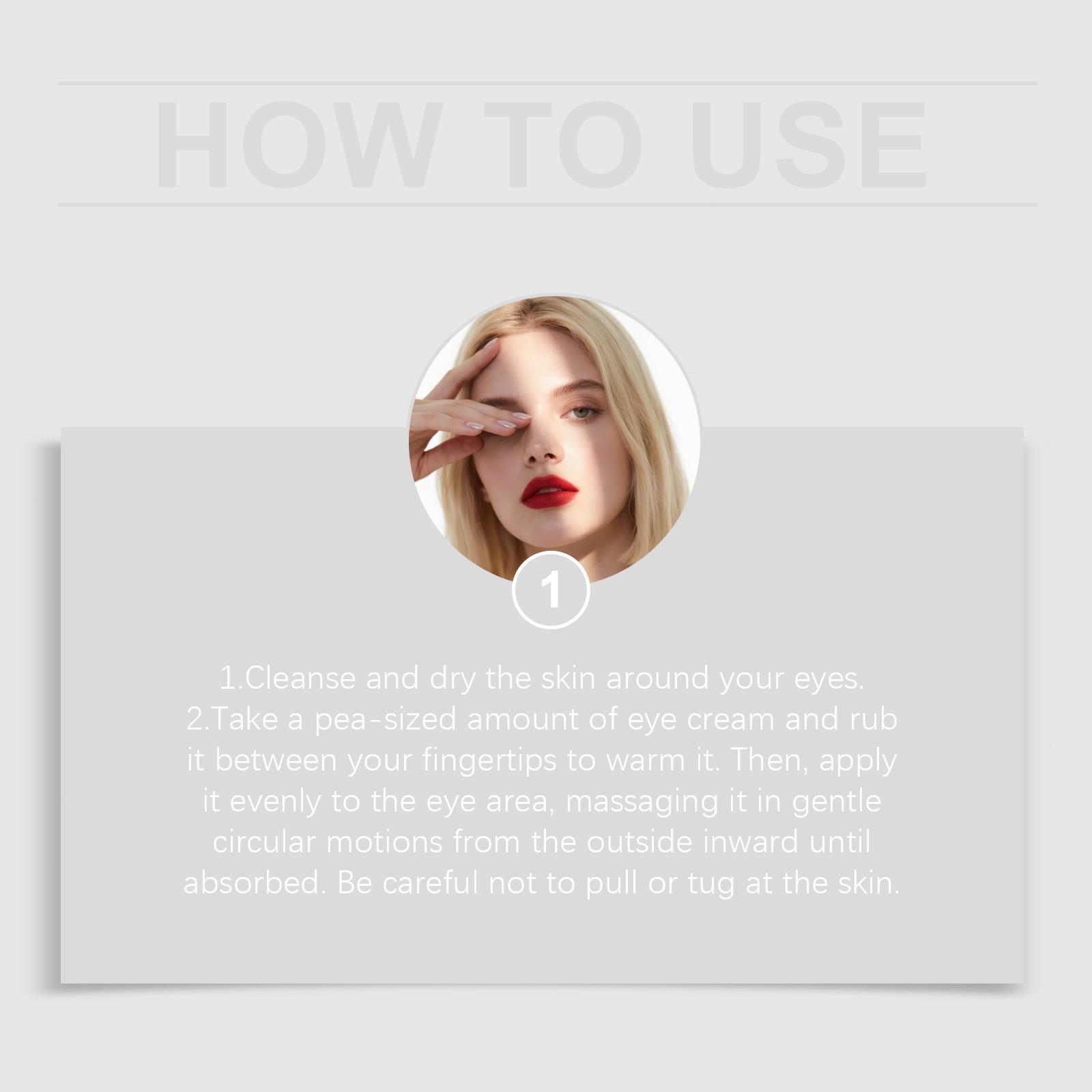 Hoygi Eye Cream 30g, Gentle Nourishing Eye Care, Refreshing Radiance, Daily Use, Easy Absorption, Moisturizing Eye Balm