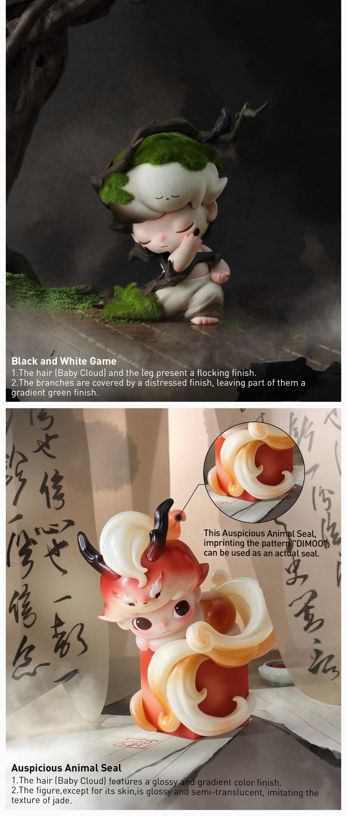 POP MART DIMOO Stories in the Cup Series Figures, Blind Box, Mystery Box