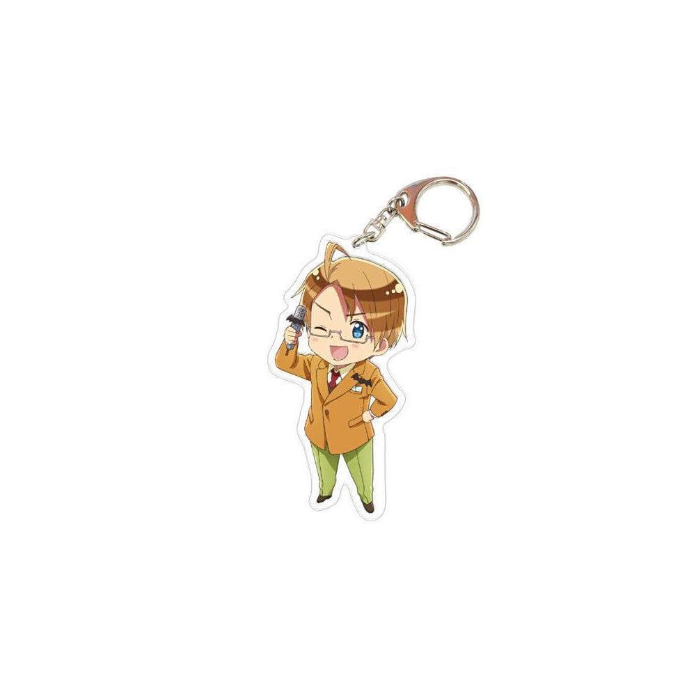Anime Peripheral Store Hetalia The World Twinkle Italy Germany USA UK AcrylicKeychain Pendant Ornamen Fans Charm Gifts About 6cm