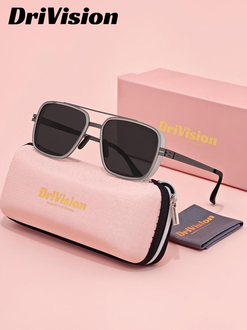 Drivision Unisex High-End Full Frame Sunglasses, Outdoor Sports Golf Polarized Sun Glasses Uv400, Casual Style All Seasons Drivision Unisex High-End Full Frame Sunglasses, Outdoor Sports Golf Polarized Sun Glasses Uv400, Casual Style All Seasons