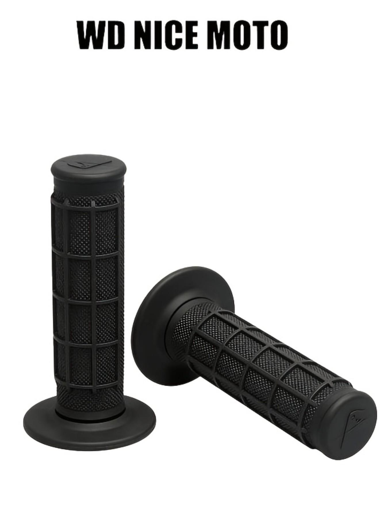 WD NICE MOTO 22mm 24mm Motorcycle Handle Bar Grips, Rubber Gel Hand Handlebar Grips for Dirt Bike Motocross, Universal Atv Compatible