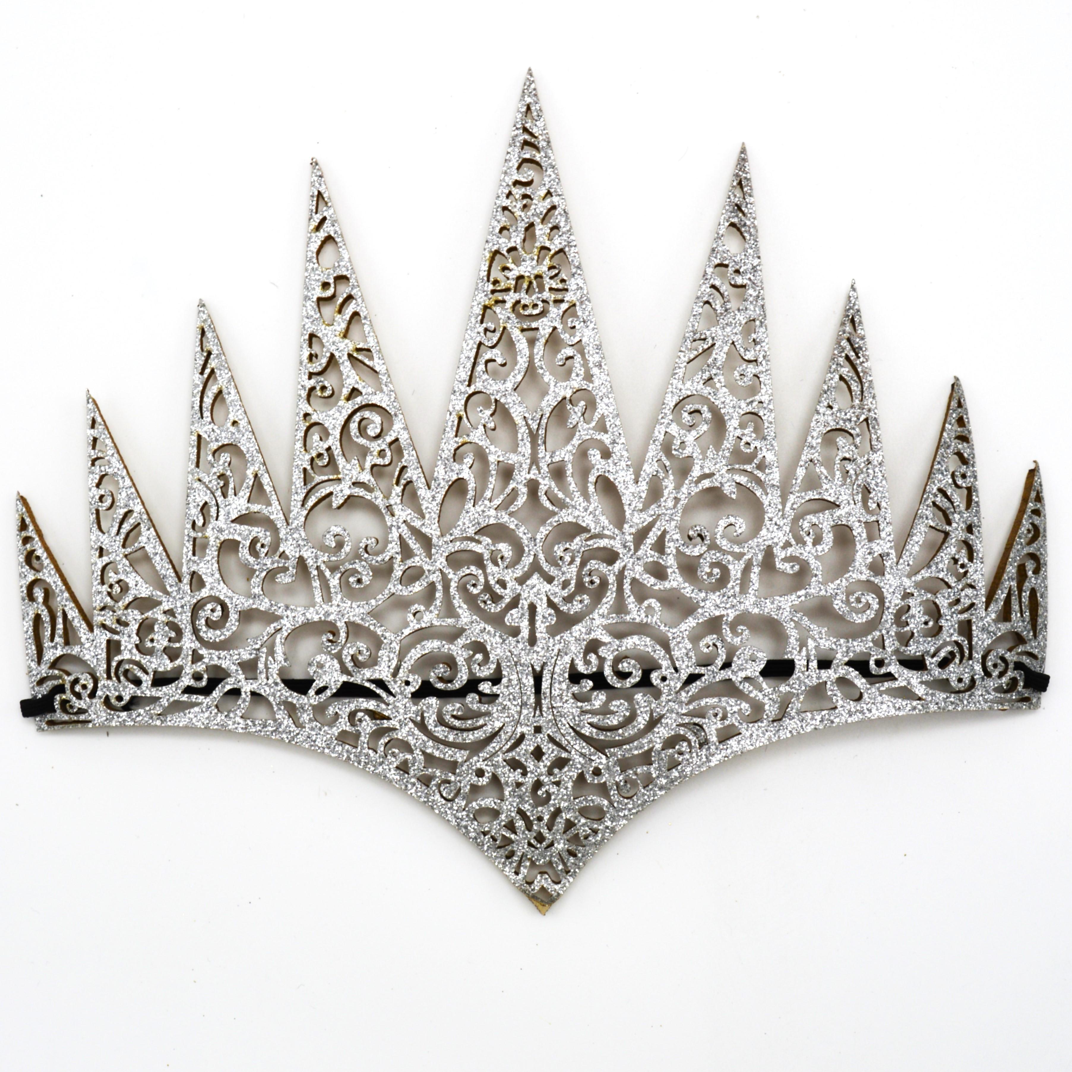 1 Piece of Vintage Crown Headpiece, Silver, Gold, Black, Suitable for Stage Parties, Cosplay Costume Props, Halloween Costumes, Party Headwear