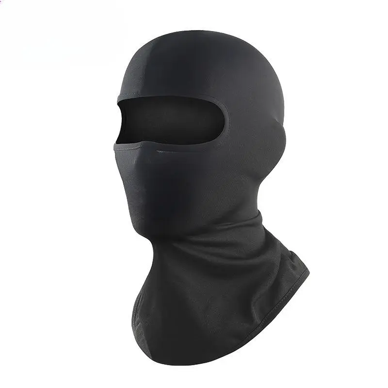 Windproof Elastic Balaclava Face Mask - Summer Cooling Neck Gaiter, UV Protector, Ski Mask, Dirt Bike Accessories for Unisex Men/Women (Black), Windproof Balaclava, Protective Gear, Dirtbike Gear, Snowboarding, Uv Protection, Face Covers & Mask