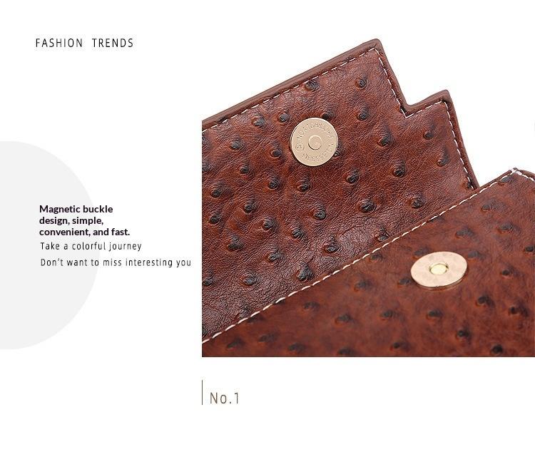 NOVEL Best-Selling New Arrival: Premium Ostrich-Print Handbag for Women, Luxury Niche Clutch, Unique Design, Retro Colors, Shoulder/Crossbody Bag, Elegant Evening Bag, Kelly Bag