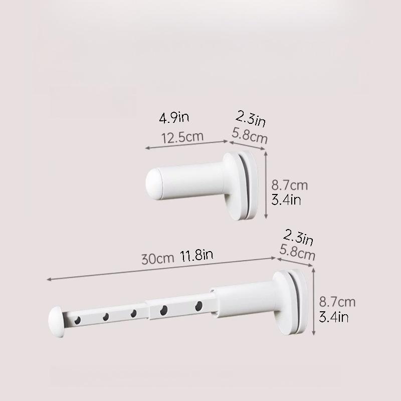 Telescopic Clothes Drying Rack - Foldable & Expandable Indoor Laundry Airer for Apartment, Balcony & Travel