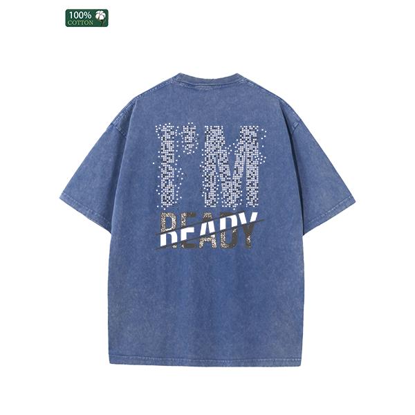 All-Season Men's Tshirts, Printed Men's Fashion, High-quality Heavy Washed Tee, Round Neck Loose Large Size Men's Short Sleeves Graphic Top.