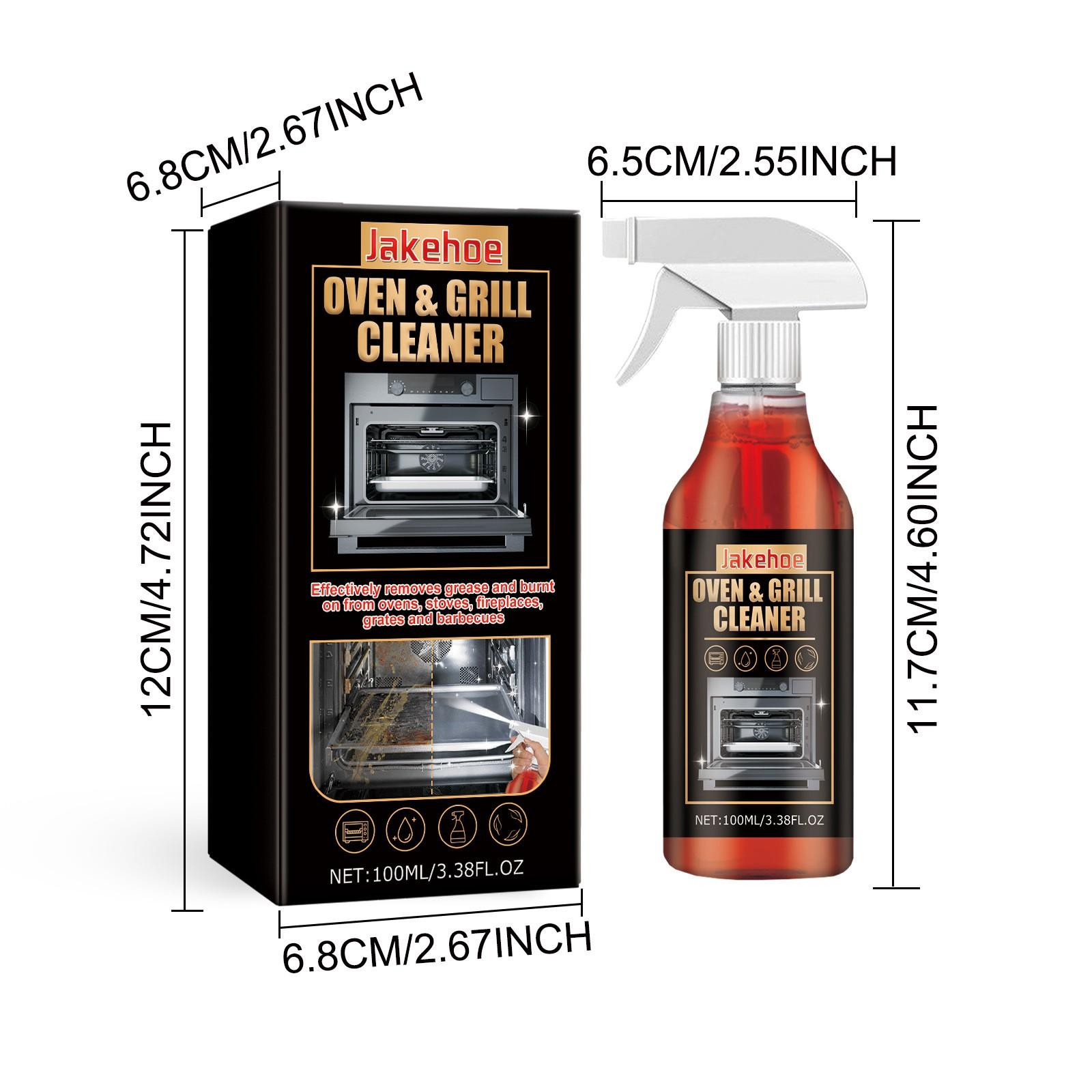 Oven & Grill Cleaner, Oven Rack Specific Stain Remover Odor Eliminator Grease Remover, Effective Kitchen Cleaning Solution