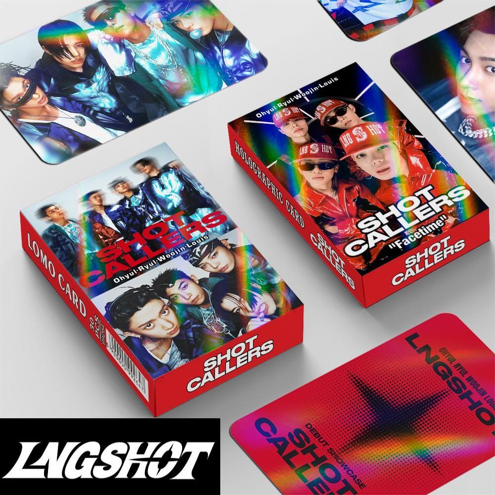 30PCS NEW KPOP LNGSHOT Facetime Louis Ohyul Ryul Woojin debut album SHOT CALLERS photocard holographic cards laser flash cards