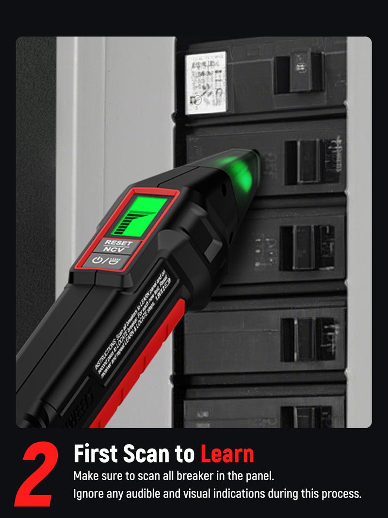 KAIWEETS Circuit Breaker Finder & GFCl Outlet Tester: 2-Piece Set for Quick & Accurate Breaker Locating, Voltage Detection, and GFCI Testing