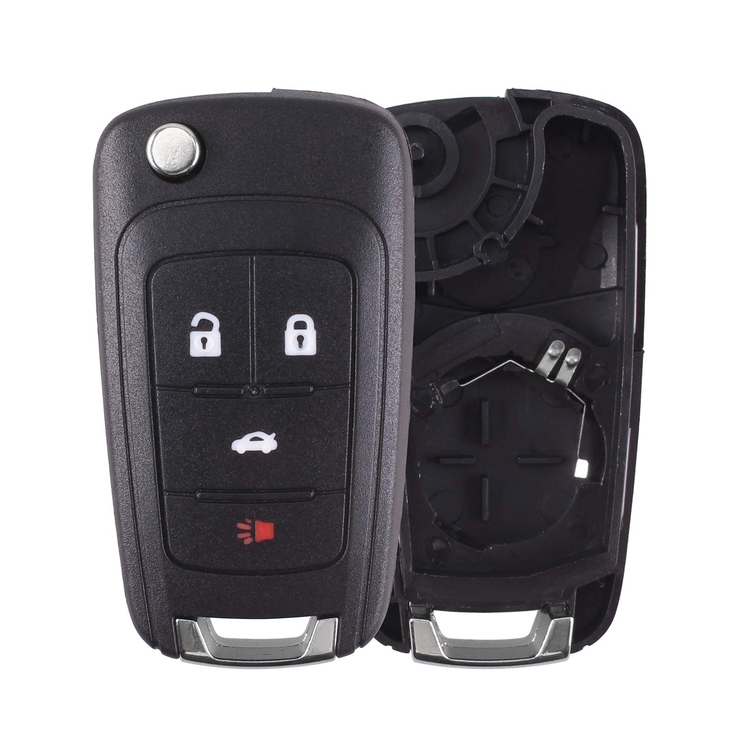 Chevrolet Foldable Flip Cover Keychain Replacement Protective Case, Durable Design for Multiple Years, Suitable for Car Owners Seeking Protection