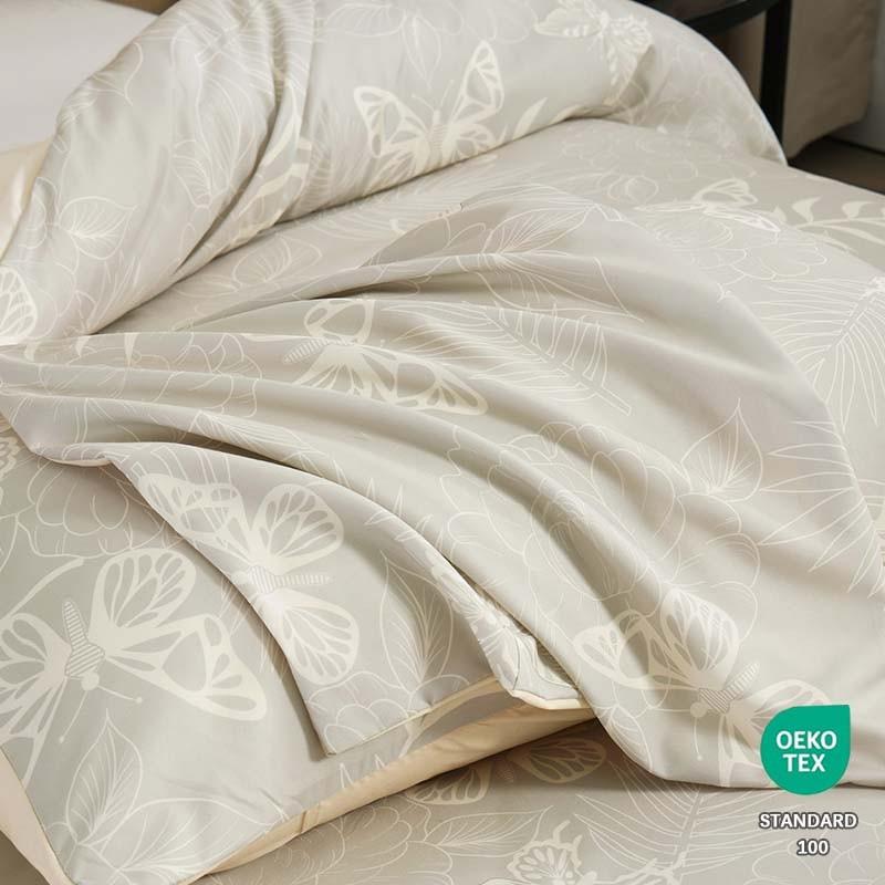 3-piece fashion fresh butterfly bedding set, soft, comfortable and breathable.Suitable for bedrooms, guest rooms, schools and dormitories.Includes 1 duvet cover and 2 pillowcases (without filling).