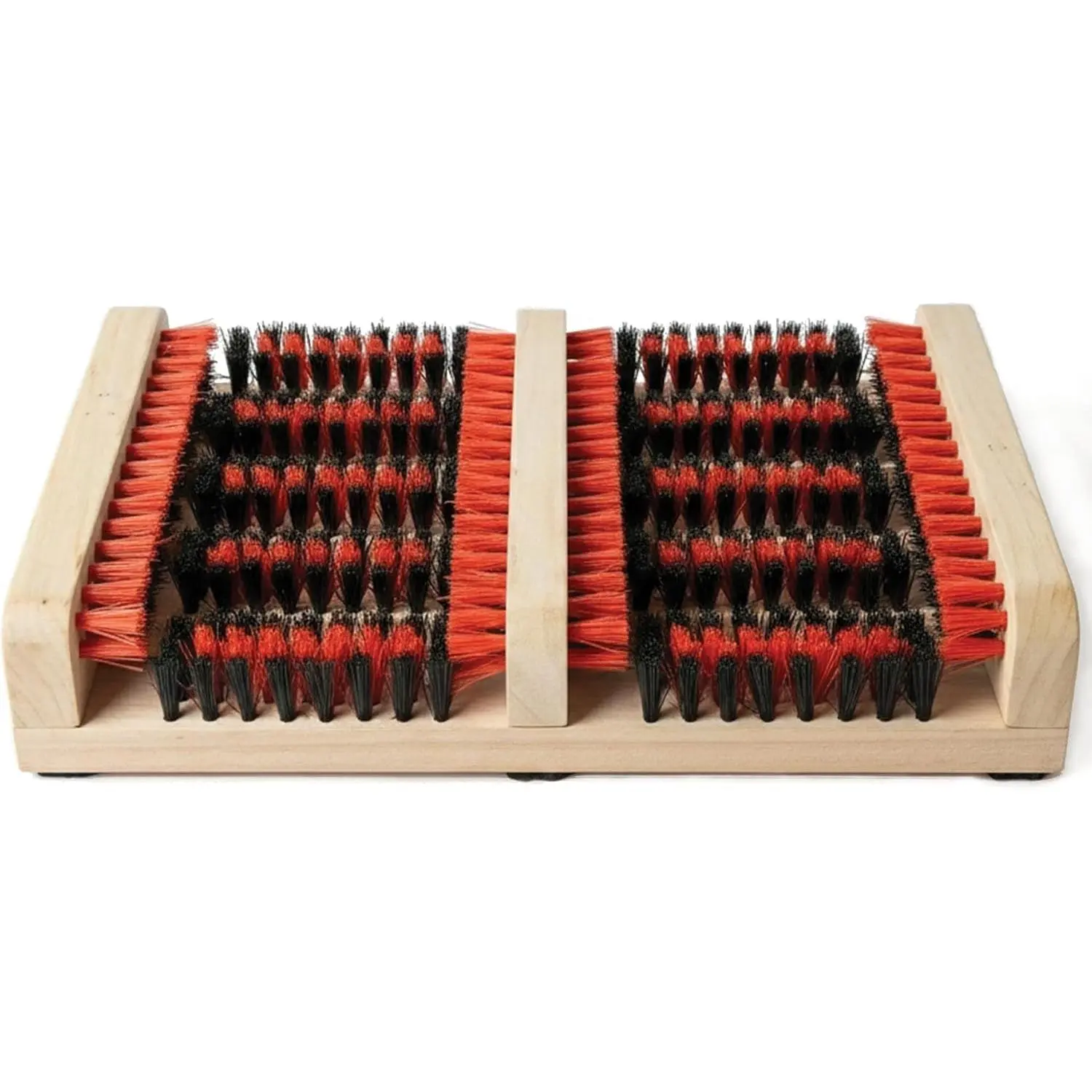 Boot Scraper - Outdoor Boot Brush Scrubber Brush - Compact, Portable Shoe Cleaner for Home, RVs, Trucks, Kids - Timber Edition