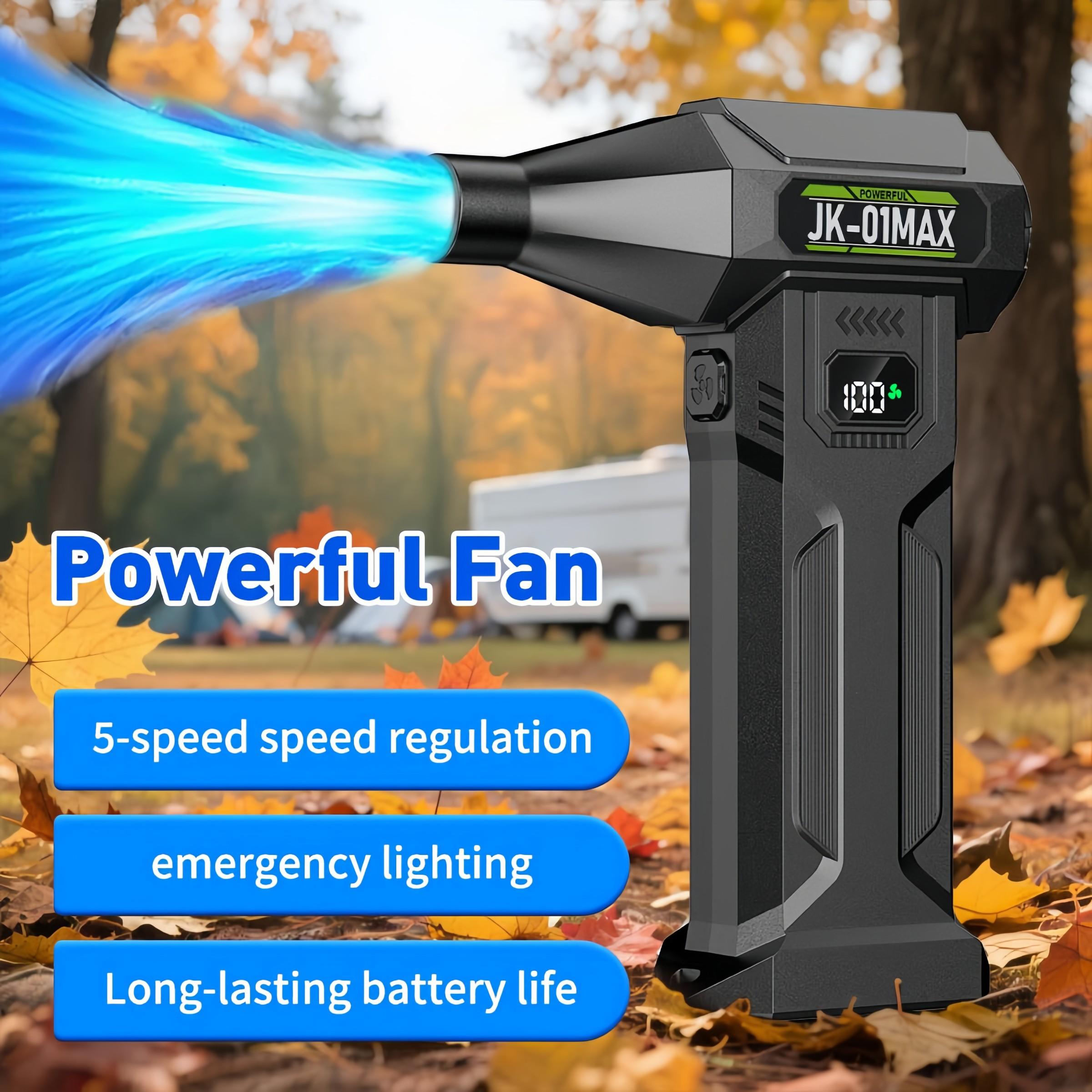 Portable Turbine Jet Blower，9000000RPH High-Power Snow Blower/Snow Remover,6000mAh battery pack，USB-C Fast Charging, 5 wind speed modes. Suitable for Dust Removal (cars/computers), Snow Pile Clearing, and Leaf Blowing.Cleaning tools