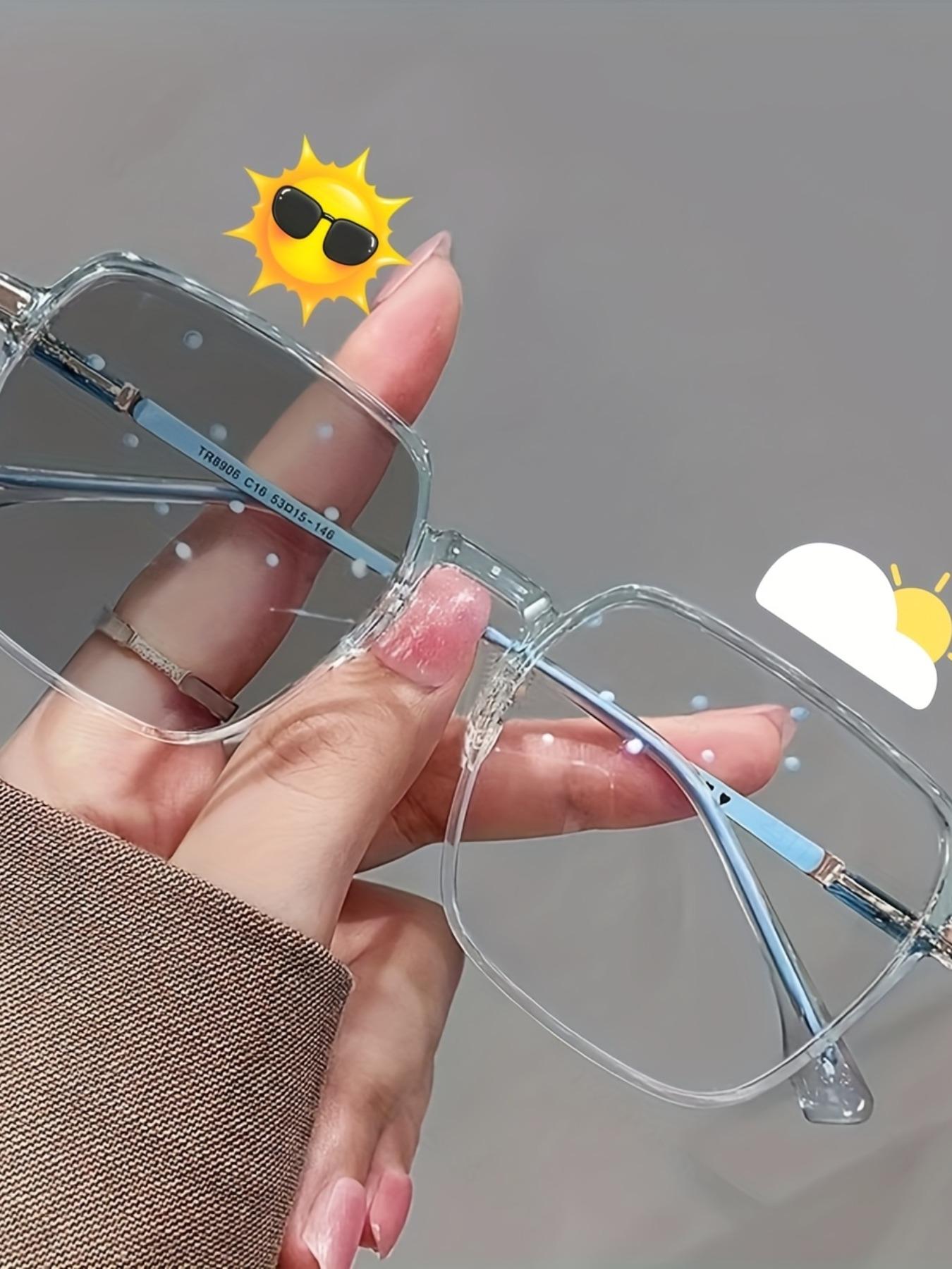 Unisex Square Frame Glasses, Pure Campus Style, Casual Fashion Eyewear, Suitable for Daily Wear, All Seasons, 1pc Universal Design