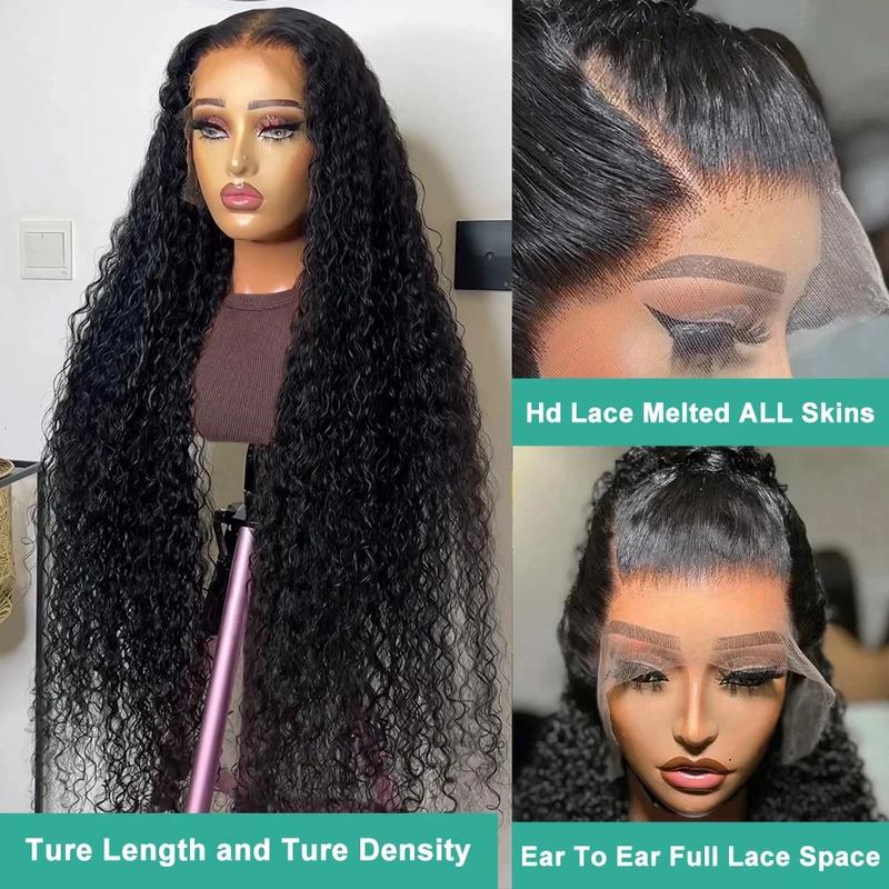 Bling Hair 180 Density Deep Wave Frontal Wig Human Hair 13x6 Lace Front Wigs Wet and Wavy Wigs Deep Curly Lace Front Wigs Human Hair For Women Bling Hair 180 Density Deep Wave Frontal Wig Human Hair 13x6 Lace Front Wigs Wet and Wavy Wigs Deep Curly Lace Front Wigs Human Hair For Women