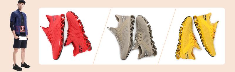 Men's Running Shoes Blade Tennis Walking Fashion Sneakers Breathable NonSlip Gym Sports Work Trainers，Casual Comfortable Breathable Sports Shoes for Daily Workout Running Runner Springtok  mens shoes Outdoorfun