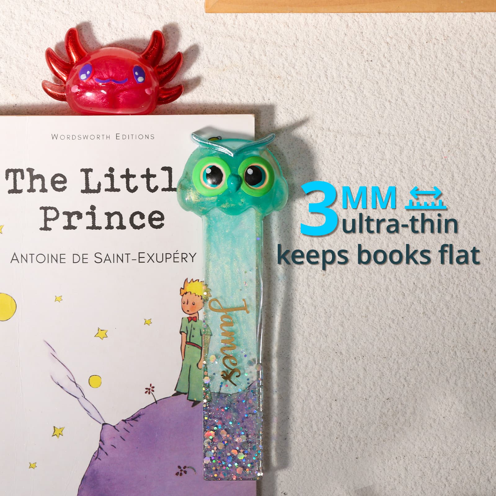 Bookmark Resin Molds Silicone, Cute 3D Animal Bookmark Silicone Molds for Epoxy Resina with Paperclip Pattern 3mm Thin,Small Bookmarks Molds for UV Resin Crafts,Gifts for Book Lovers - LET’S Resin