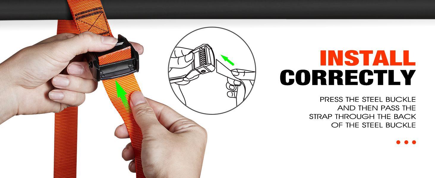 Home Gym Fitness Exercise Strength Training -Two Foots Pull Up Assistance Bands, Heavy Duty Resistance Band for Pull Up Bar, Adjustable Weight/Size with Fabric Feet/Knee Rest, Bands for Pull Up Assist for Strength Training, Pull Up