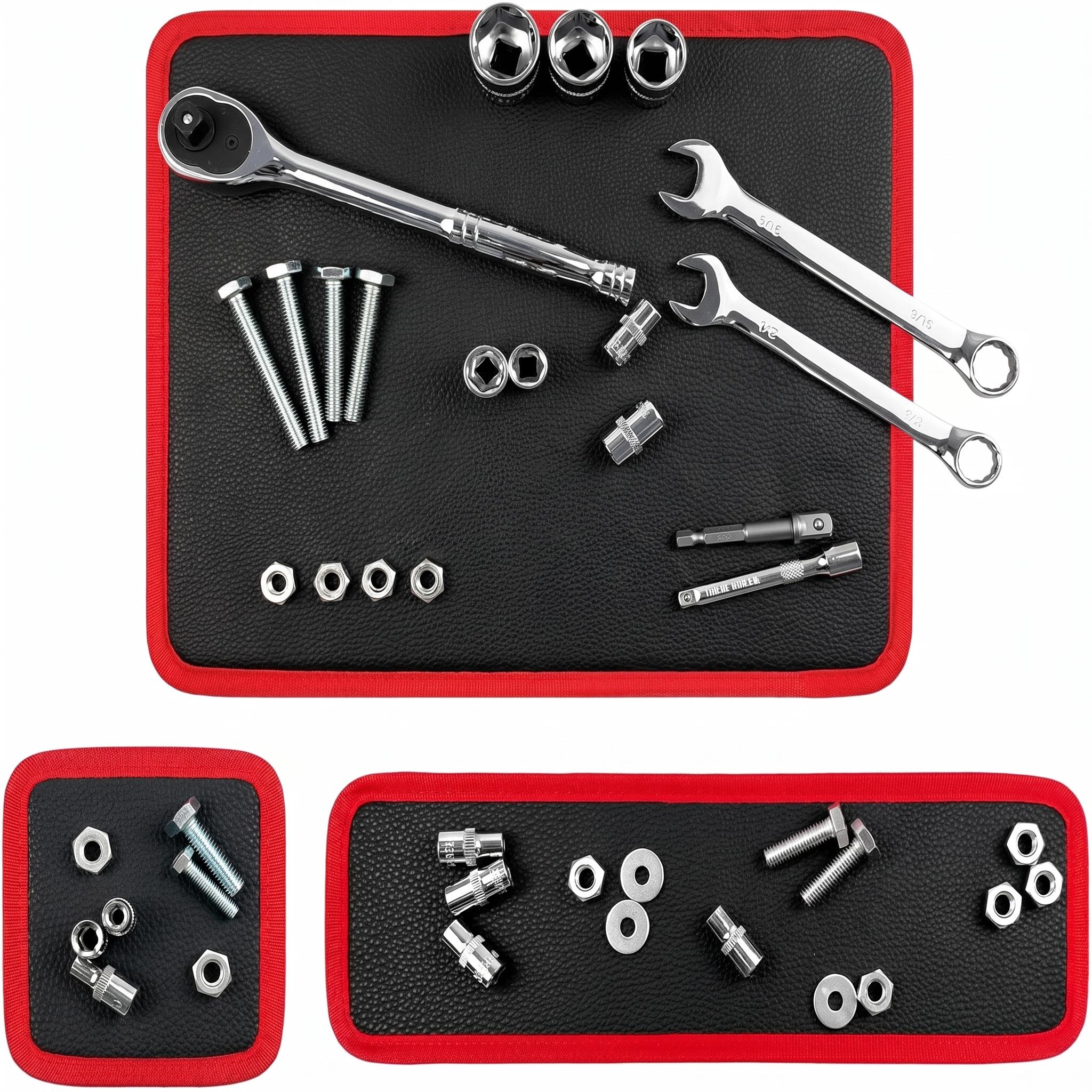 Flexible Magnetic Tool Holder Mat for Bolt Screw Wrenches Collapsible Telescoping Magnetic Pickup Tray for Easy Access,Garage Workshop,ScratchproofPVC Surface with Non-Slip Grip I Auto Repair, Toolbox Organizer for Mechanics & DIY-YY1 Flexible Magnetic Tool Holder Mat for Bolt Screw Wrenches Collapsible Telescoping Magnetic Pickup Tray for Easy Access,Garage Workshop,ScratchproofPVC Surface with Non-Slip Grip I Auto Repair, Toolbox Organizer for Mechanics & DIY-YY1