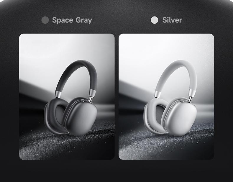 Picun F5 ANC Wireless Headphones, Bluetooth 5.4 Low-Latency, -35dB Noise Cancellation, Electronic Connection, Hi-Fi Audio, Custom EQ, Comfortable for Travel & Work Connection Electronic Headset