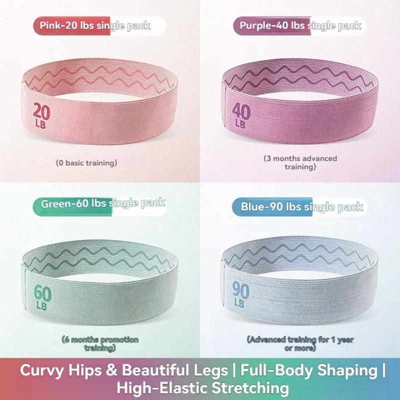 Exercise Yoga Resistance Bands, Fitness Elastic Rings for Butt Lifting and Slimming, Strength Training Tool for Glutes, Workout Equipment