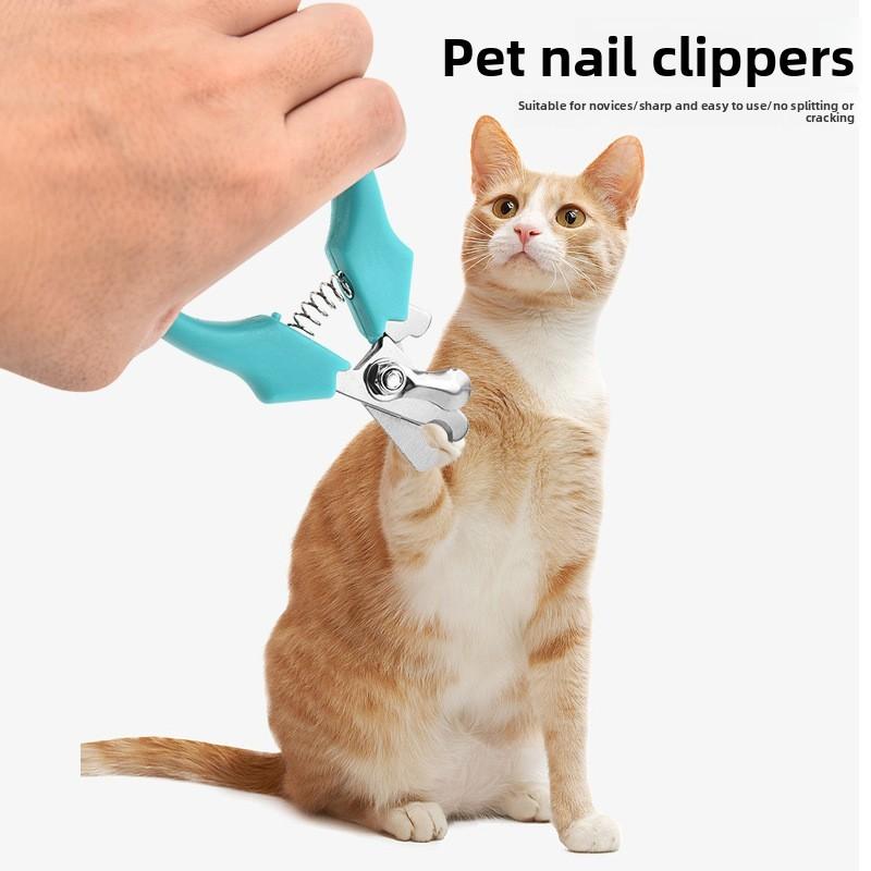 Stainless Steel Pet Nail Clipper, Dog Nail Clippers, Cat Nail Trimmer, Pet Grooming Tools, Durable and Easy to Use
