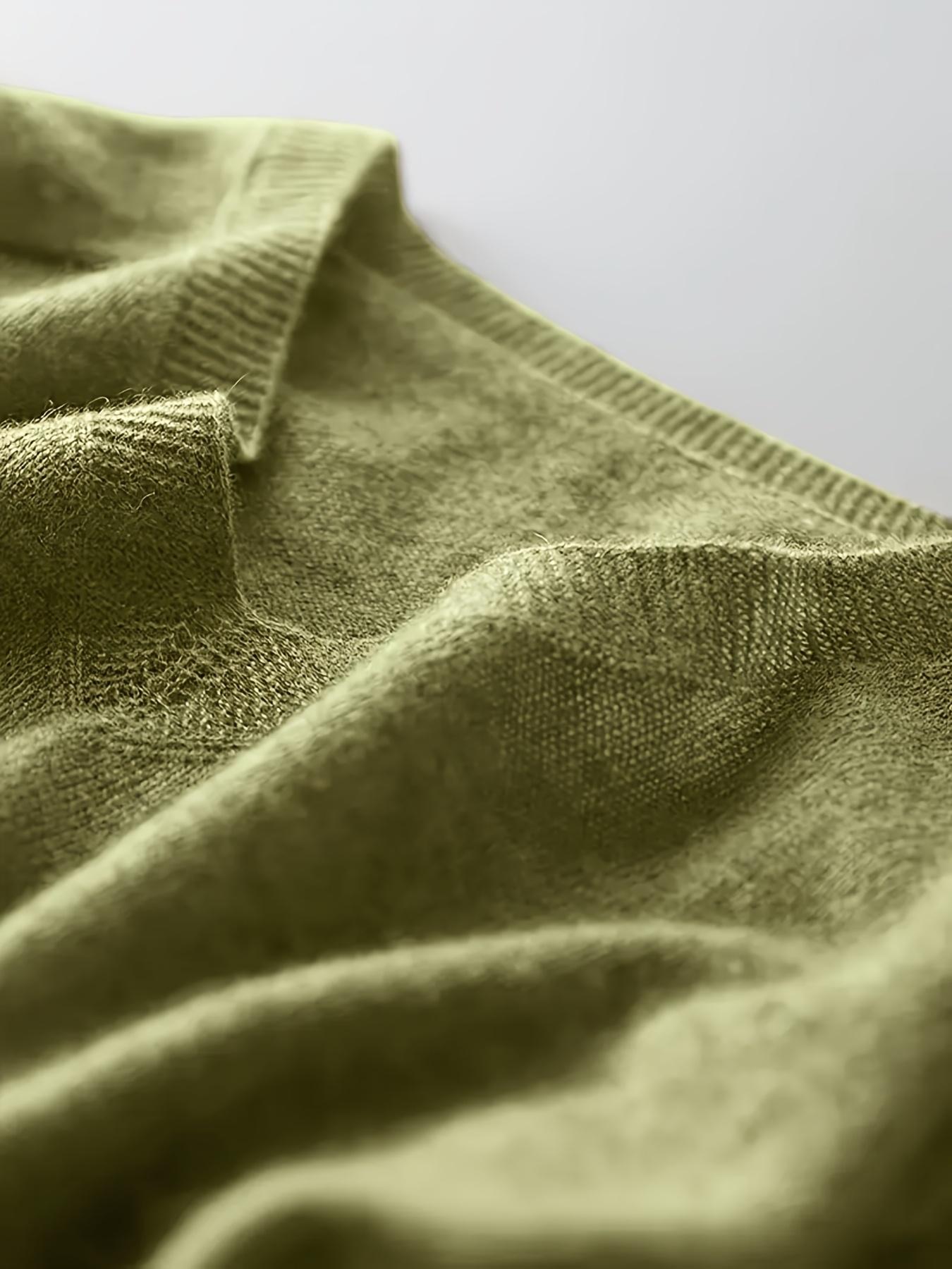 New Knitted Short Sleeve T-Shirt for Women, Thin Loose V-Neck Slimming High-Quality Breathable Top, Stylish Casual Wear