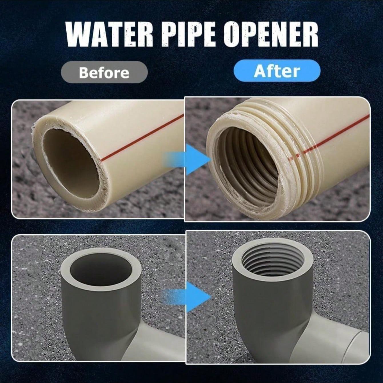 2pcs Internal & External Thread Tool Set, Dual Function Pipe Thread Cutter, Compatible with Electric Drill, Hex Shank Drill, PVC Plastic Repair Kit Hardware, Diy Tools