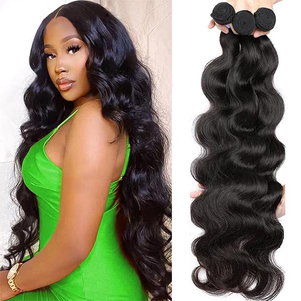 Straight/Body Wave Hair Bundles Raw Hair Bundles 1 3 4 Bundles Quick Weave Extensions Human Hair Bundles 100g/piece #Summervibes