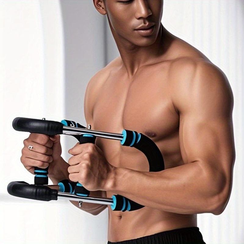 Portable U-shaped arm strength training device, two-speed adjustable arm twisting device, men's chest press fitness equipment, Twister Arm Exerciser
