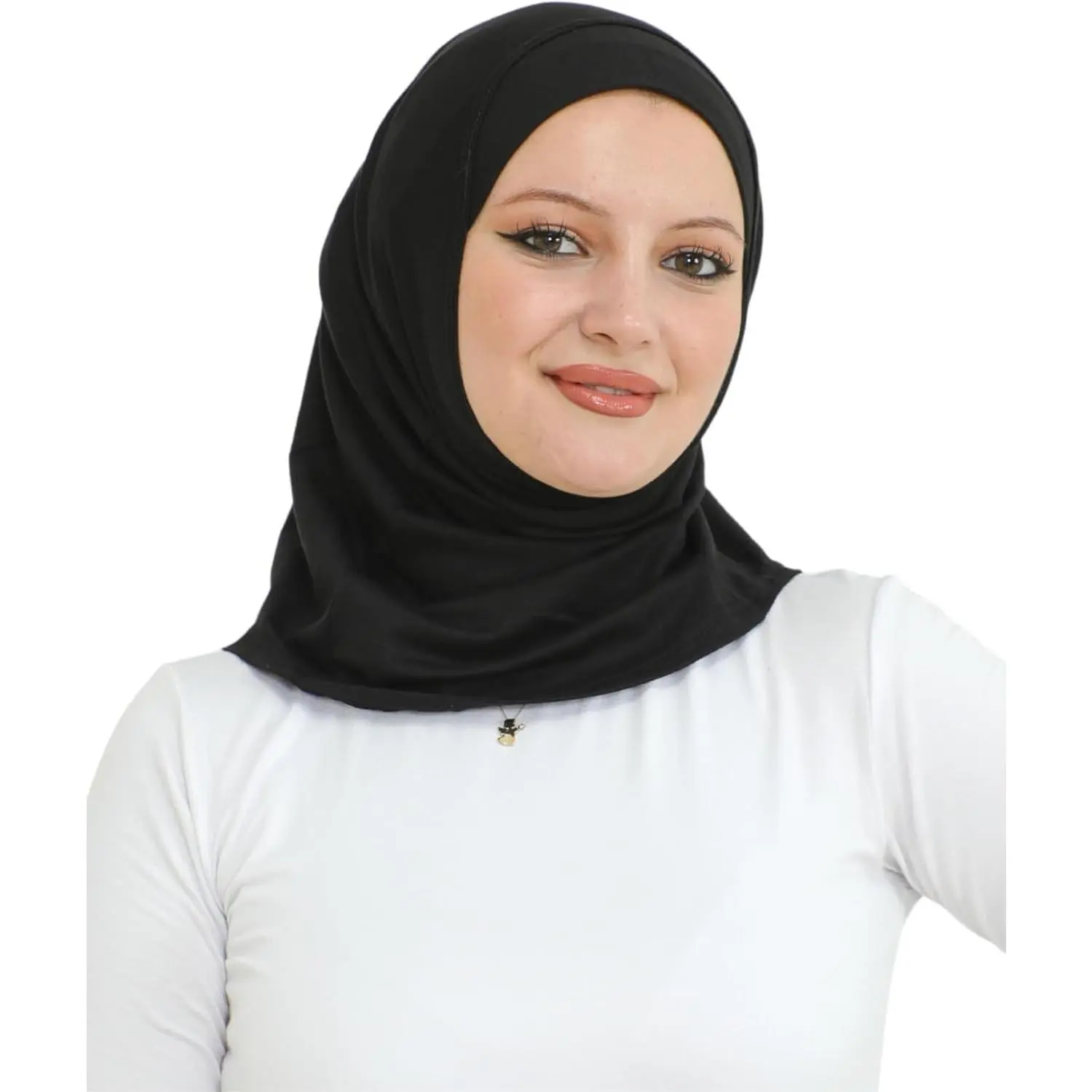 Sport Instant Hijab for Women, Muslim Cotton Turban, Soft Head Scarf, Ready to Wear Hijabs Prayer Clothes, Islamic Wear(Gift)