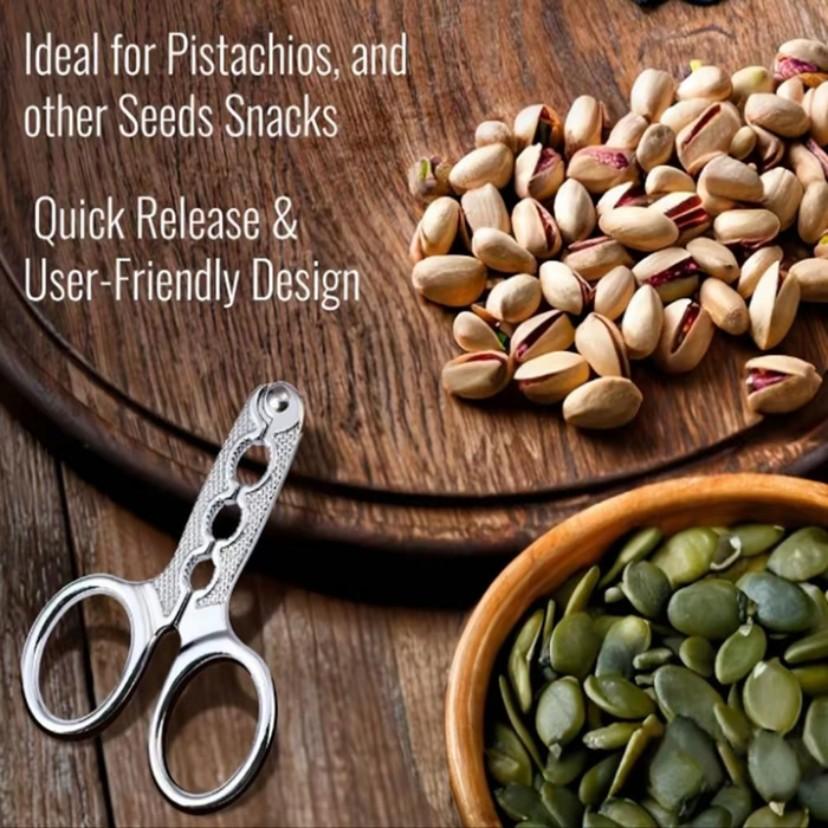 Magic Nutcracker Tool for Shelling Sunflower Seeds, Lazy Person's Pine Nut and Watermelon Seed Sheller, Hazelnut Opener