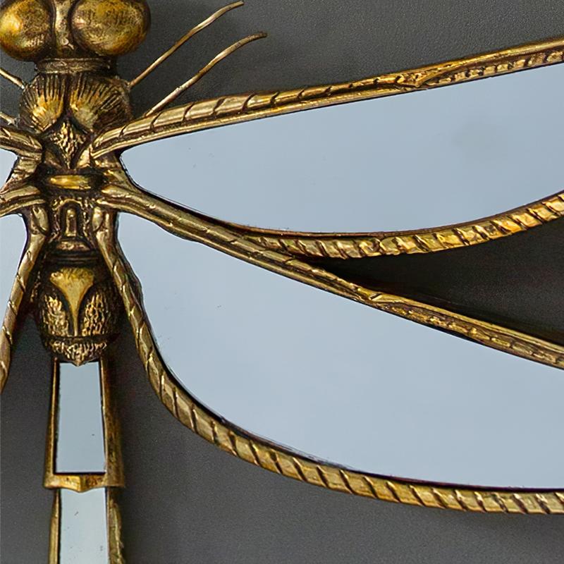 Vintage Resin Dragonfly Wall Hanging Decor, Interior Wall Decor, Creative Background Decoration for Living Room, Home Hotel Insect Museum Gift