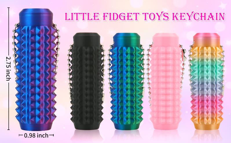 Little Ouchies Fidget Toys,Pain Stim Fidget Toy Reduce Stress for Adults,Anxiety Relief Pain Stim,Spiky Fidget Keychain for Anxiety,Sensory Toys,Novelty Gifts for Friends