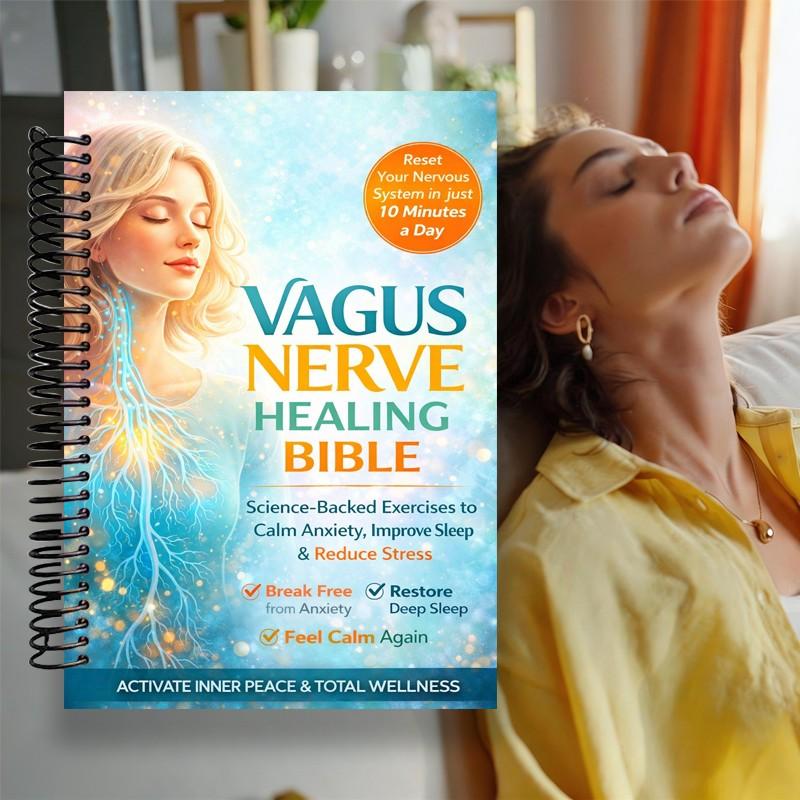 The Vagus Nerve Healing Bible: Master Your Nervous System in Just 10 Minutes a Day – Science-Backed Exercises to Break Free from Anxiety, Stress & Trauma, Restore Deep Sleep, and Feel Calm Again