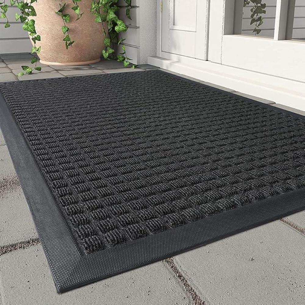 Outdoor Entrance Mat, Indoor Outdoor Universal Door Mat, Anti-Slip Dust Collector, PVC Material, Fade-Resistant, Easy Clean, Courtyard/porch