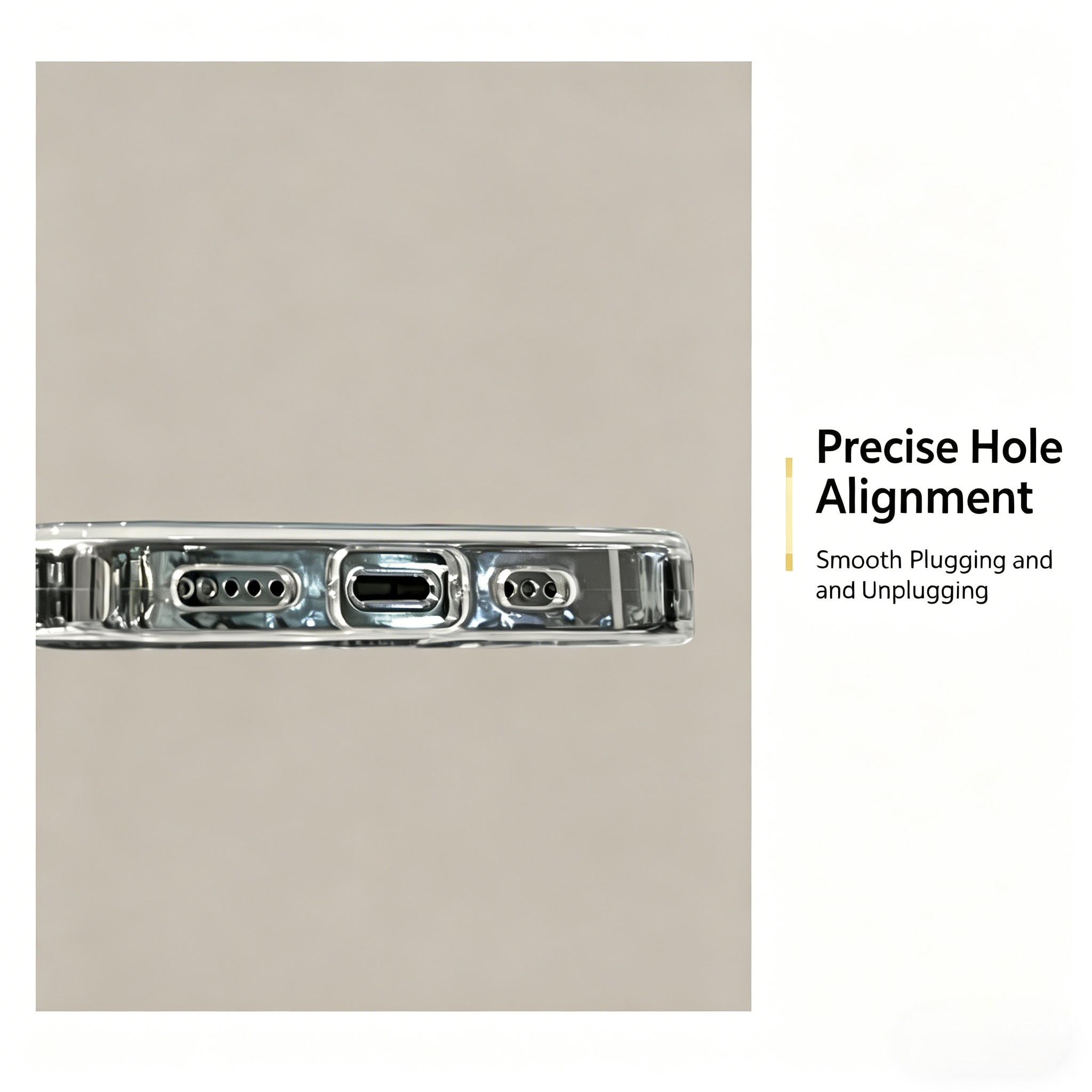 Elegant Pearl Chain Phone Case for iPhone 17 Series, 4 Leaf Clover Glitter Acrylic Cover, Luxury Aesthetic Shockproof Case for Women Girls