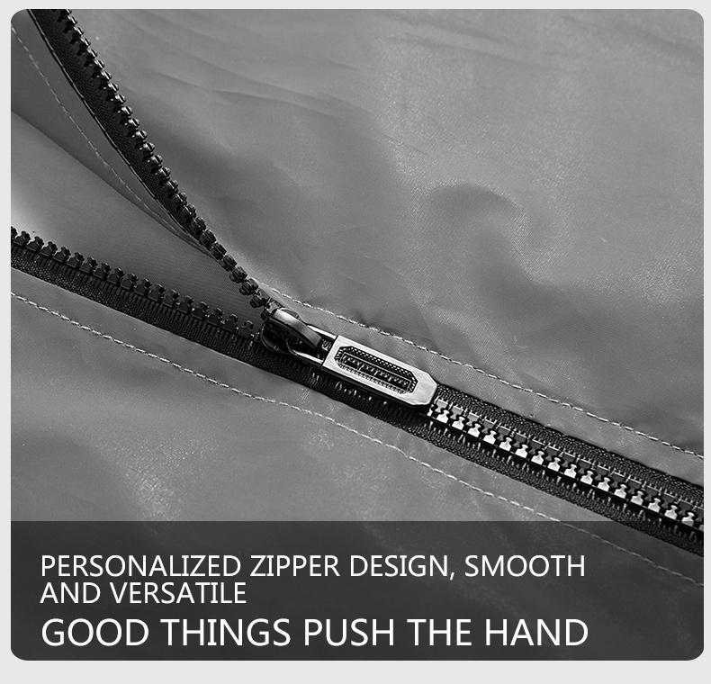 Men's Reflective Motorcycle Jacket, Night Visibility Gear, Windproof & Waterproof Design, Outdoor Sports Casual Wear, Comfortable Fit