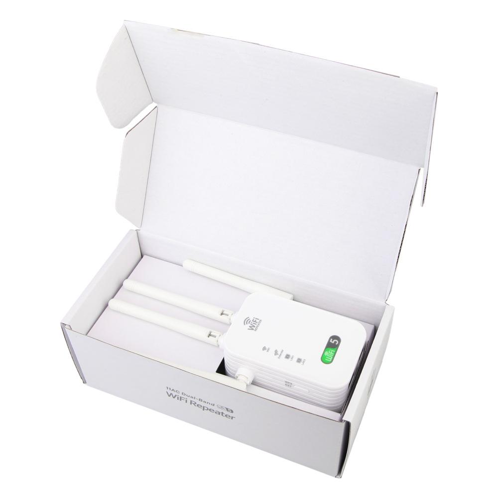 Dual-Band Wireless Wi-Fi Extender for Computers, Gamers & Apartments, High-Speed Signal Booster, WPA2 Data Security, Easy-Setup Network Expander for Full Internet Coverage (Home Users Compatible)