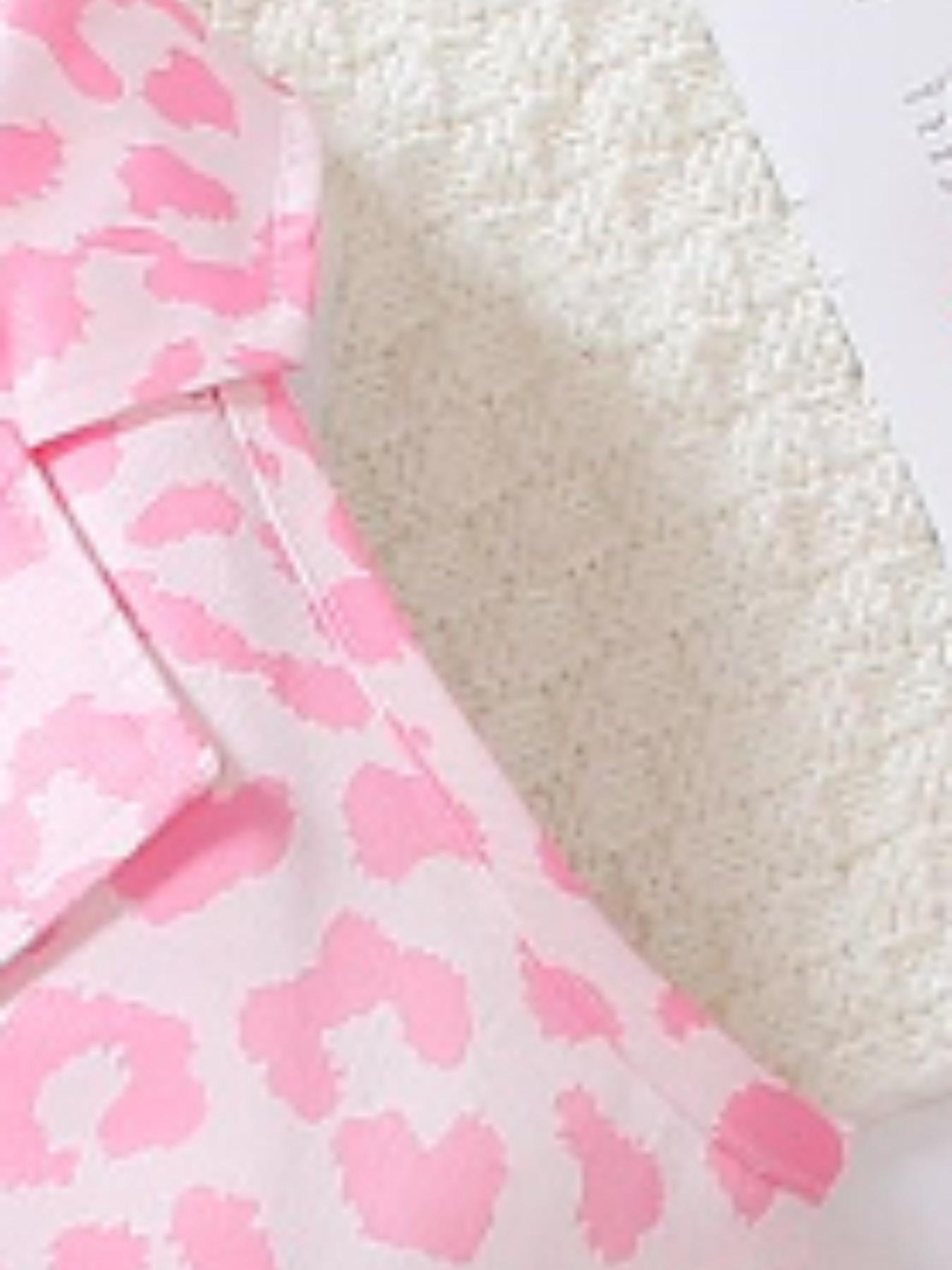 Barbiecore Outfit! Toddler Pink Leopard Blazer & Skirt Set