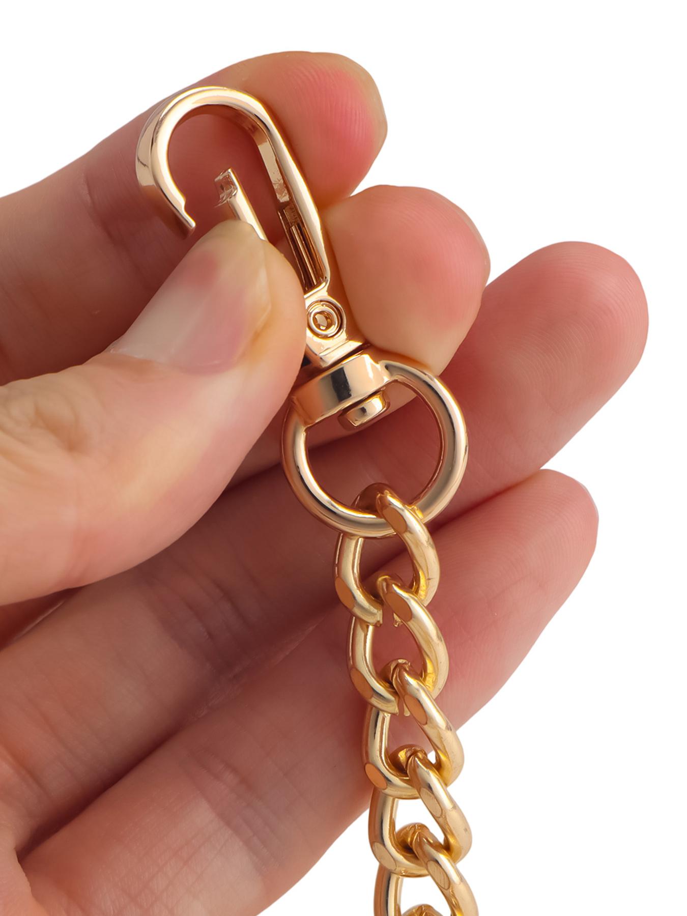 Metal Chain Strap, Purse Chain Straps Replacement, Handbags Chain Handles for Shoulder Bags, Purse DIY Crafts