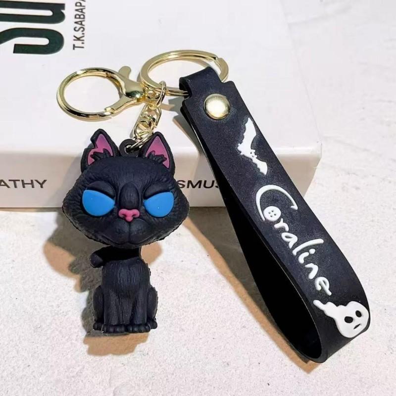 Cute creepy keychain character detail