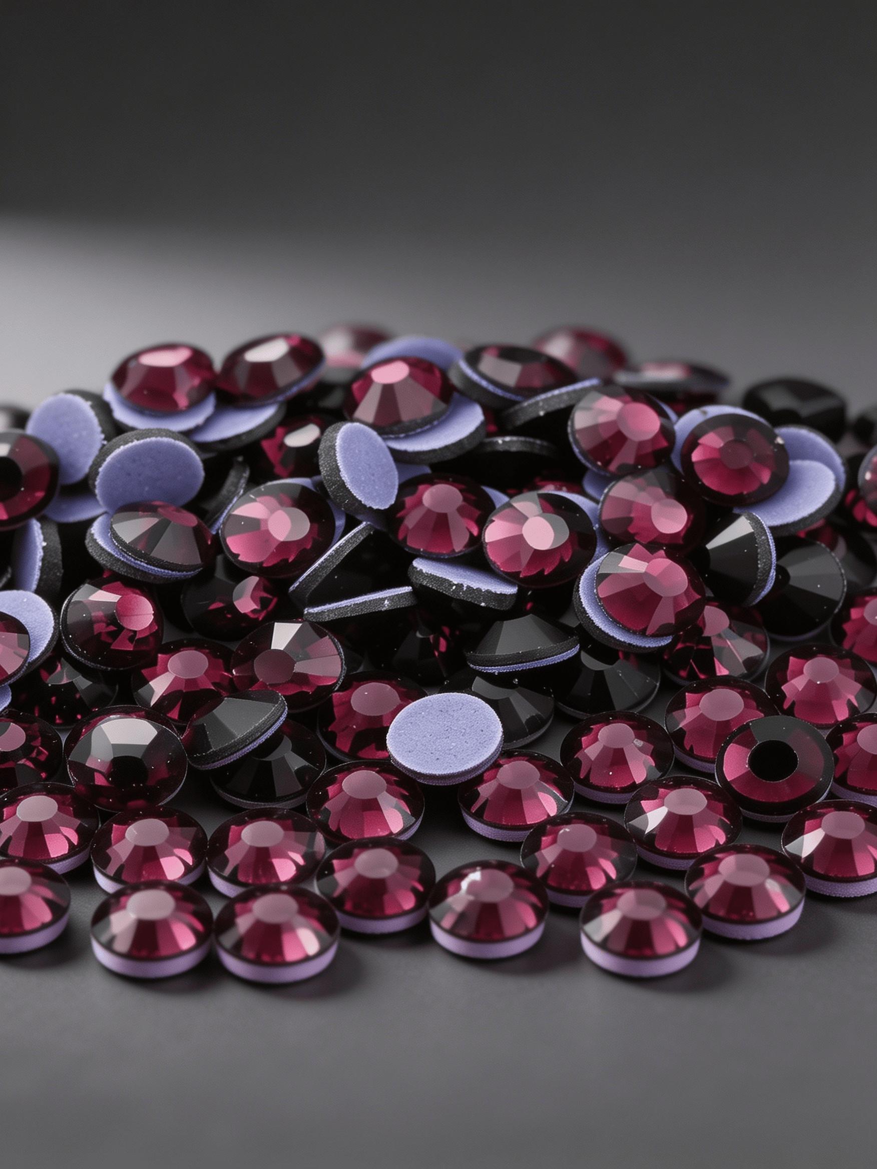 2880pcs Deep Hot Press Crystal Rhinestones, Wedding Dress Shoe Decoration, Suitable for High-End Customizers, Solid Pattern