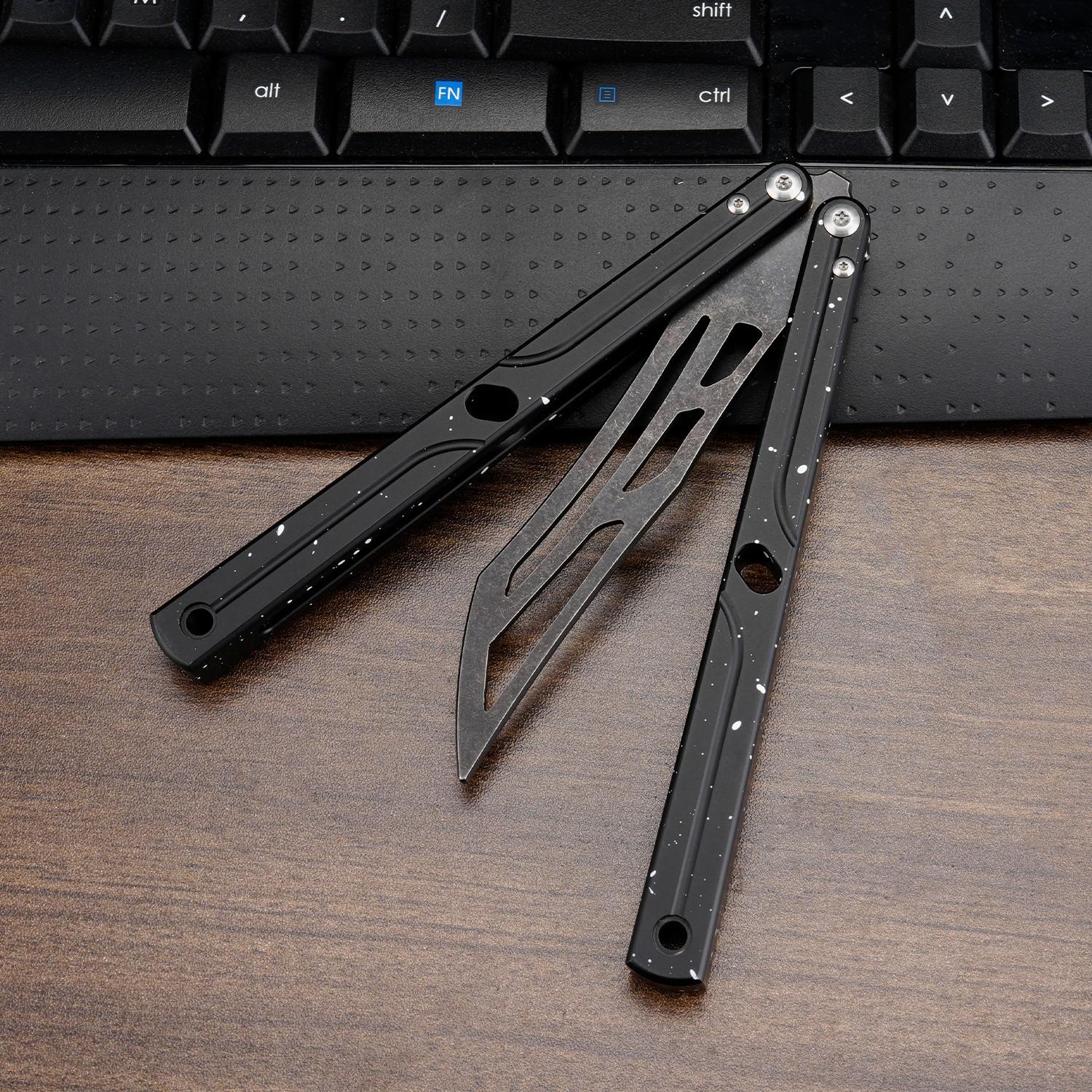 1pc Balisong Butterfly Trainer, Outdoor Flip Training Tool, Essential for Martial Arts Practice, Durable Design for Enhanced Skills