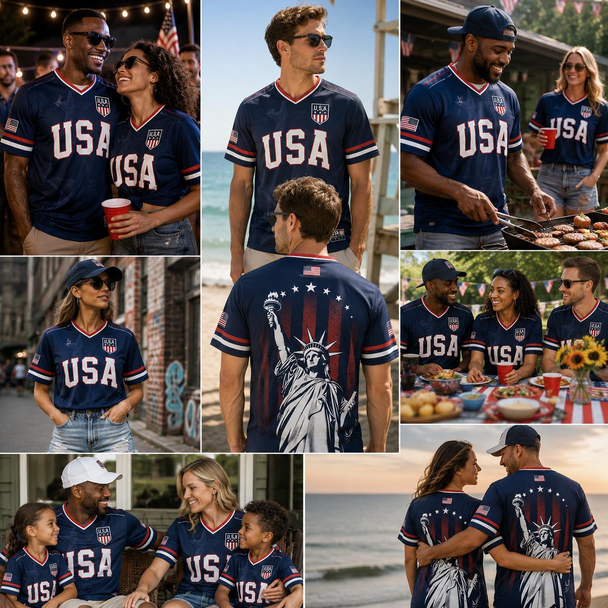 USA Soccer Jersey Men Women Navy Patriotic American Flag Football Shirt Statue of Liberty Graphic V Neck Sports Tee Red White Blue Stars Stripes Short Sleeve Athletic Top 4th of July Independence Day Fan ApparelUSA Soccer Jersey Men Women Navy Patriotic A USA Soccer Jersey Men Women Navy Patriotic American Flag Football Shirt Statue of Liberty Graphic V Neck Sports Tee Red White Blue Stars Stripes Short Sleeve Athletic Top 4th of July Independence Day Fan ApparelUSA Soccer Jersey Men Women Navy Patriotic A