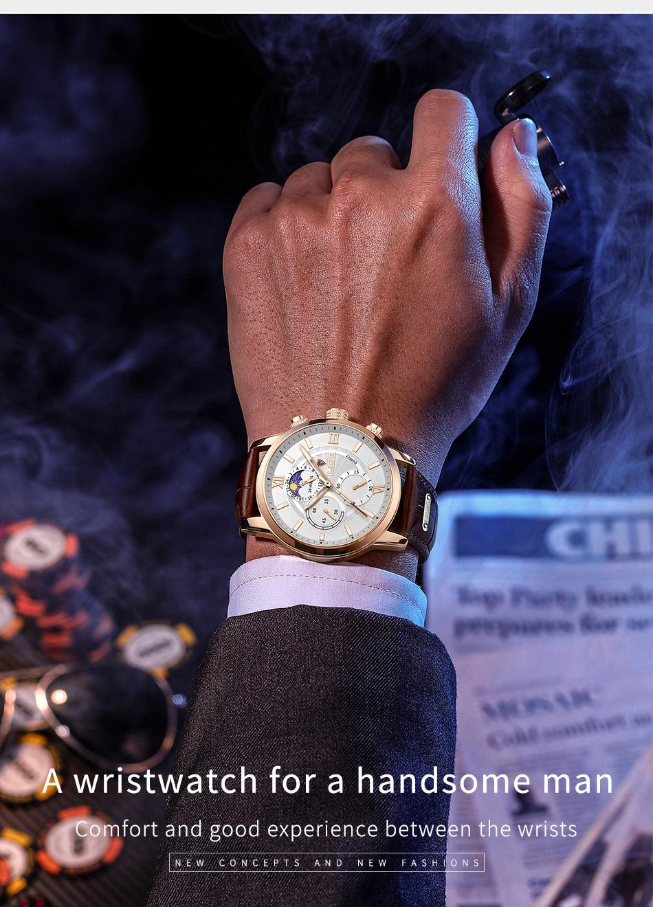 business casual watch cool quartz watch men's watch,mineralhigh hardness glass mirror wateproof black blue