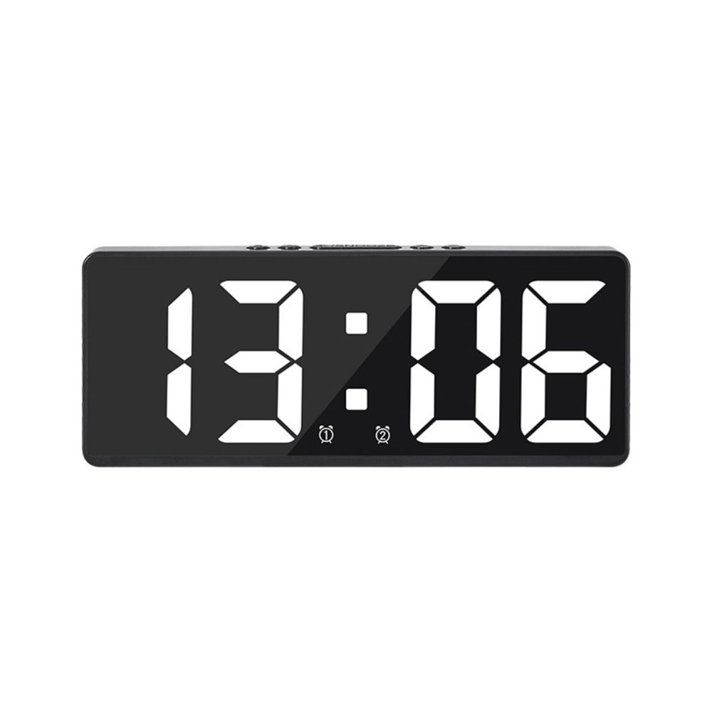 Creative digital clock, color night light, temperature calendar alarm clock, LED large digital electronic clock, backlight, home decoration