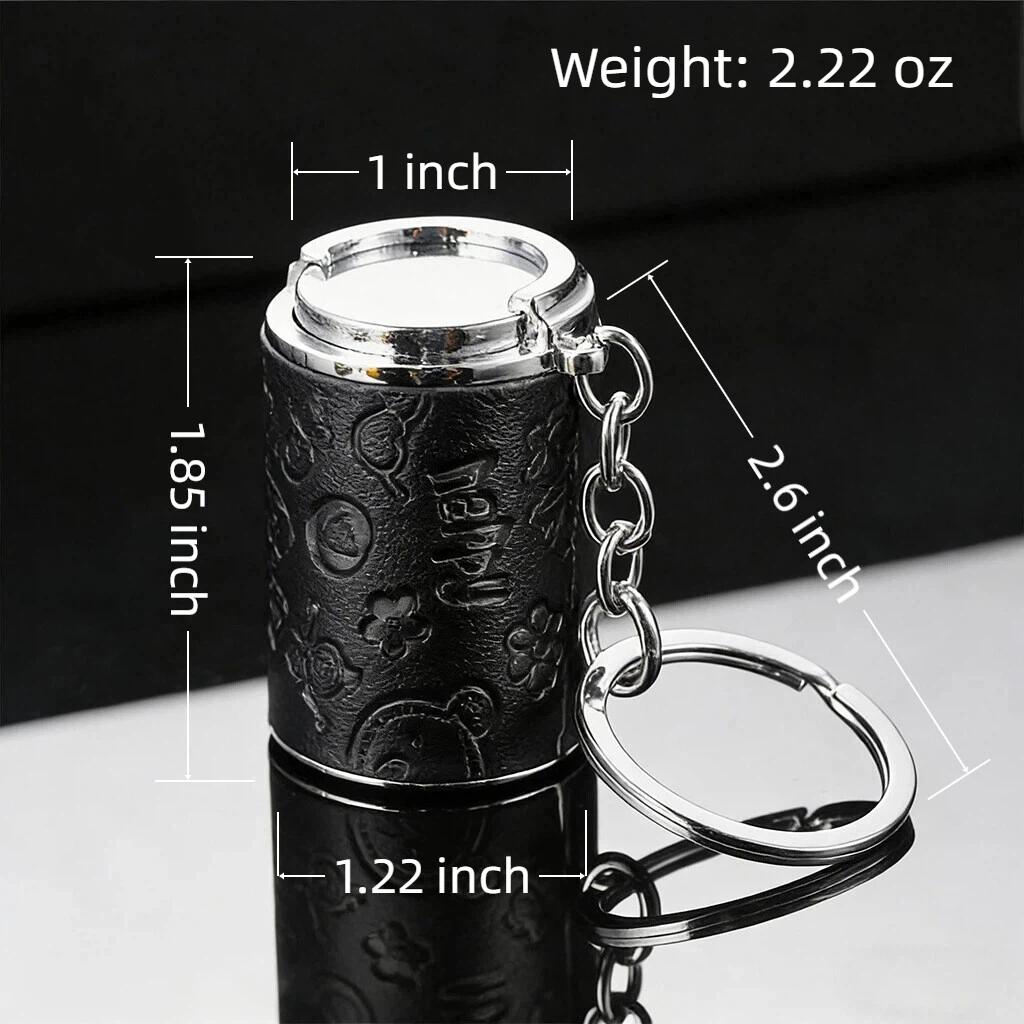 Mini Coin Bank 2-in-1 Fidget Stress Relief & Portable Coin Storage Loose Change Holder Secure Snap Closure Keychain Perfect for Daily Carry Satisfying Coin Drop Feel Piggy Bank